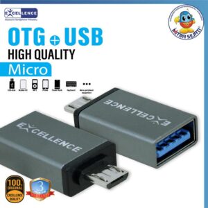 EXCELLENCE OTG USB untuk konektor Micro USB, Type-C