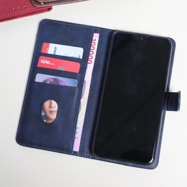 LC Flip Cover TPU Retro Case Hp Flip Cover Retro Casing Handphone - Gambar 2