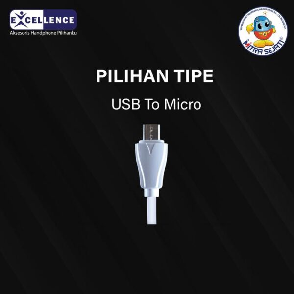 Travel Charger Excellence Ruby 3.0 Qualcomm Quick Charge Fast Charging Micro, Type C, iPhone Kabel Panjang- Bergaransi Excellence Premium Care Panjang - Gambar 5