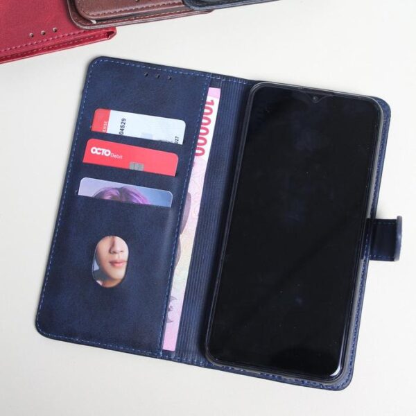 LC Flip Cover TPU Retro Case Hp Flip Cover Retro Casing Handphone - Gambar 3