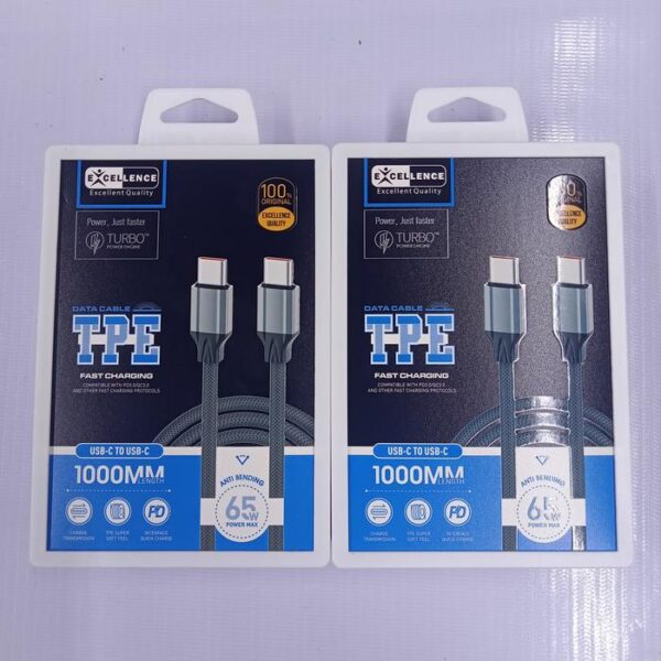 Kabel Data Excellence Venus 65W C to C - Gambar 6