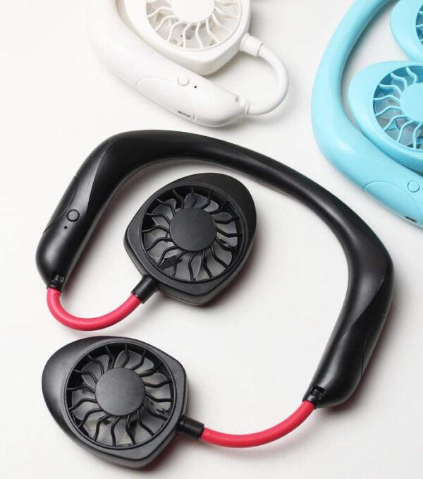 Mini Fan Gantung Lazy Neck Kipas Portable Gantung Kipas Mini
