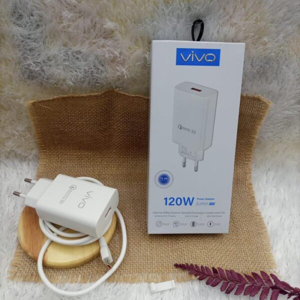 Travel Charger 120W Super Vooc QC3.0 Type-C - Gambar 2