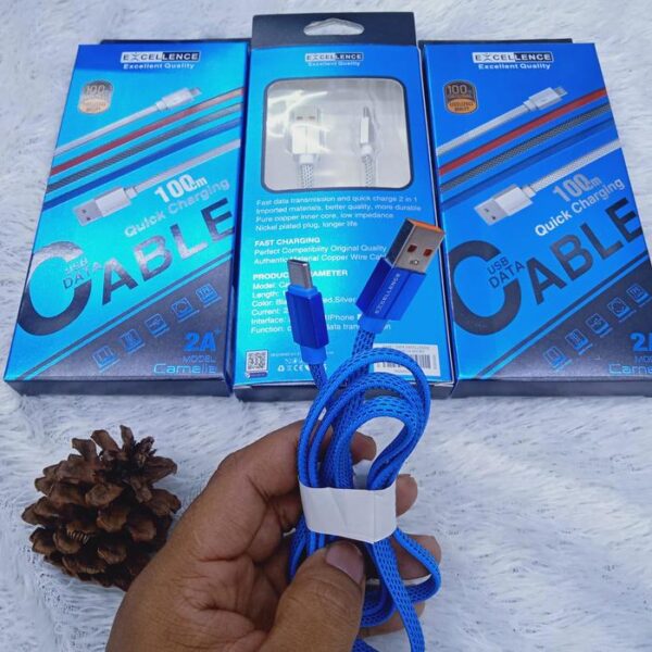 Kabel Data Excellence Camelia Micro/Lightning/Type-C - Gambar 2