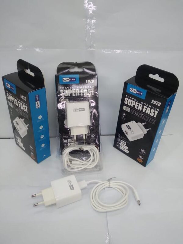 Travel Charger Excellence Super Vooc Enzo Type-C - Gambar 2