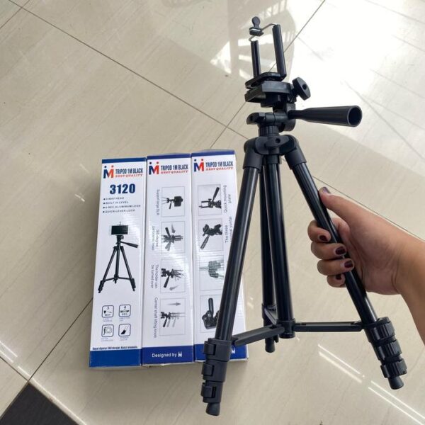 Tripod MS Black Extandable Up to 1m - Gambar 3