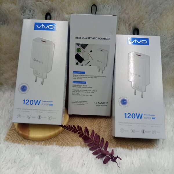 Travel Charger 120W Super Vooc QC3.0 Type-C - Gambar 7