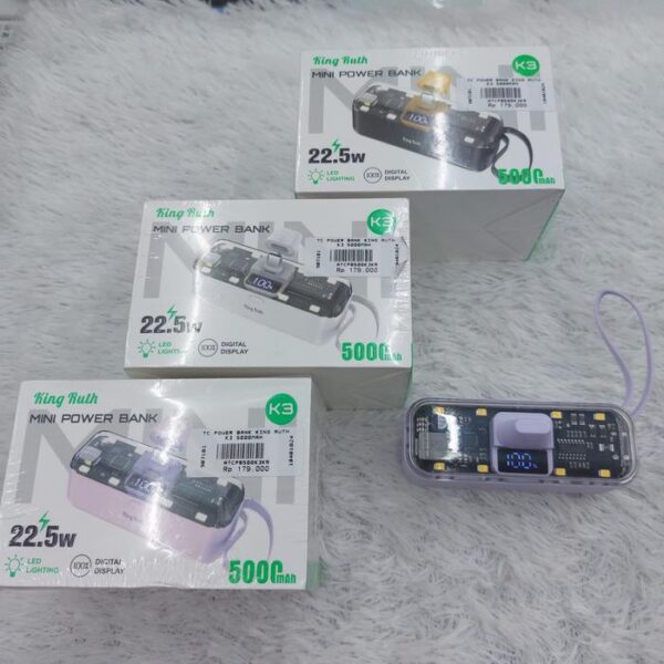 Powerbank King Ruth K3 5000mAh Power Bank King Ruth K3 5000mAh - Gambar 5