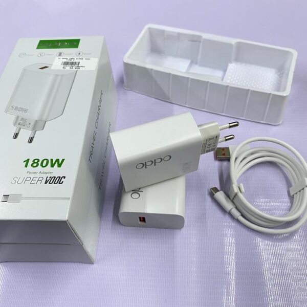 Travel Charger 180W Super Vooc Type-C Opp Charger Handphone - Gambar 5