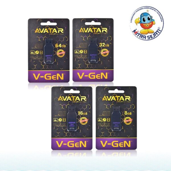 Flashdisk VGEN Avatar 64GB USB 2.0 Flashdrive Otg - Gambar 3