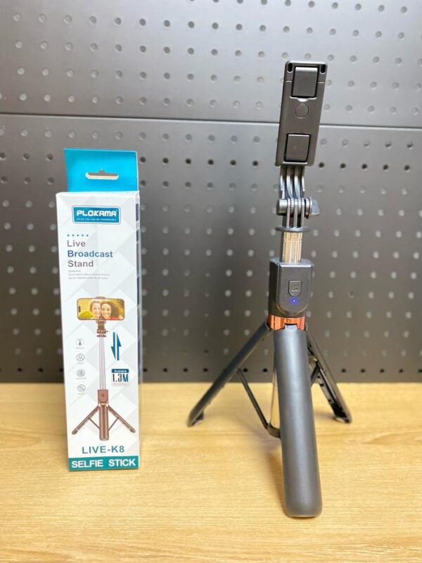 Tongsis Wireless+Tripod Stand K8 1.3m - Gambar 3