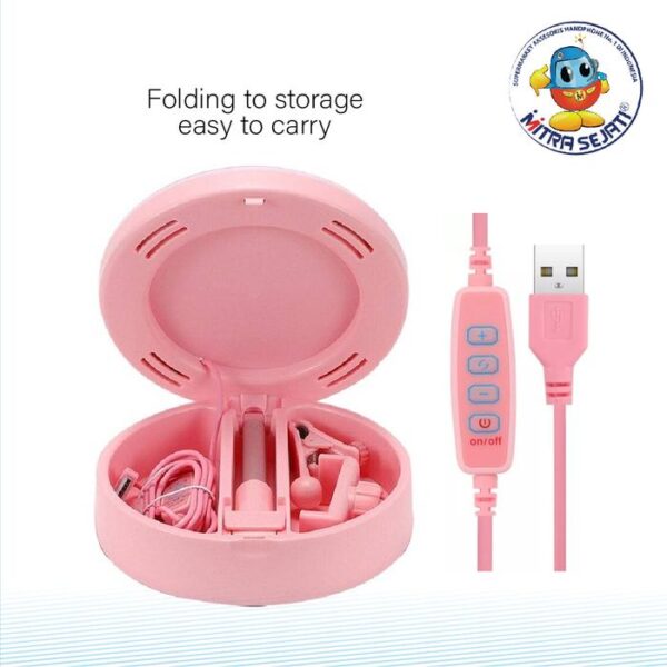 Holder Hp Fill Light Bracket Mirror G3 - Gambar 3