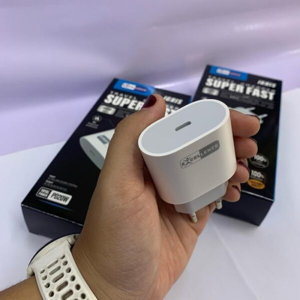 Kepala Charger Excellence Ignis PD 20W USB C - Gambar 2