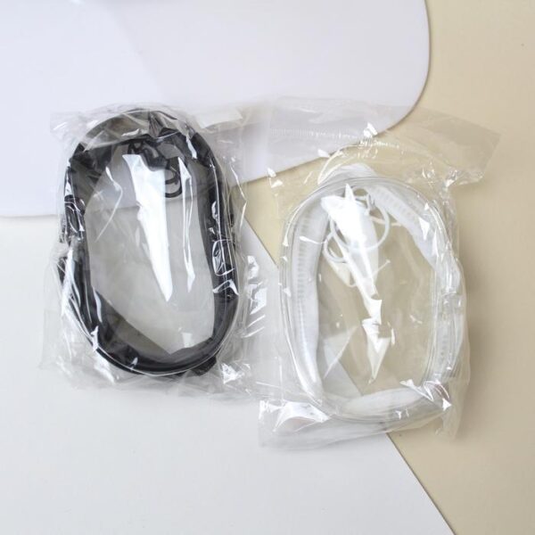 Storage Bag Transparan + Gantungan Tas Penyimpanan Charger - Gambar 4