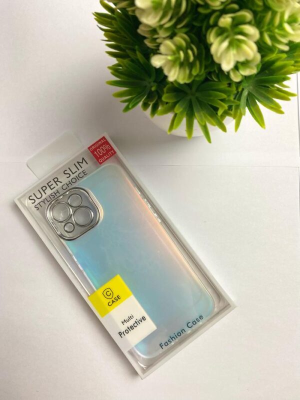 Case IMD Warna Camera Protect Silver Casing Handphone Hardcase Hologram - Gambar 2