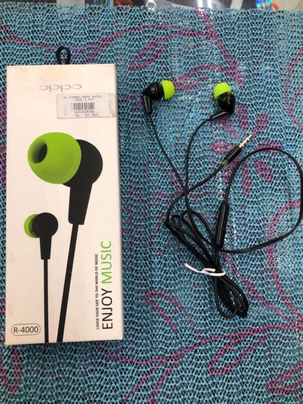 Handsfree Stereo Bass R4000 Earphone Type-C/Jack 3.5 mm Headphone - Gambar 5
