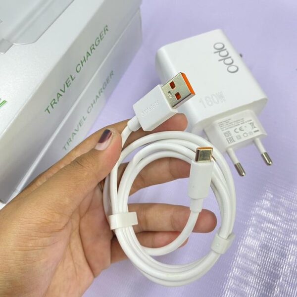 Travel Charger 180W Super Vooc Type-C Opp Charger Handphone - Gambar 3