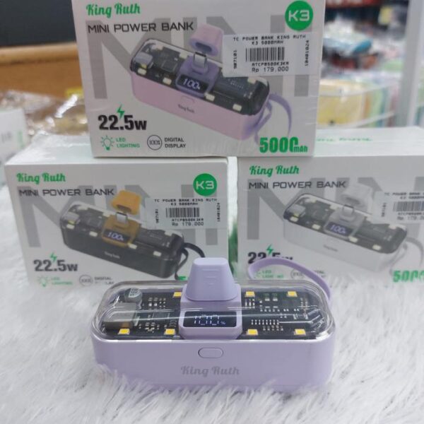 Powerbank King Ruth K3 5000mAh Power Bank King Ruth K3 5000mAh - Gambar 4