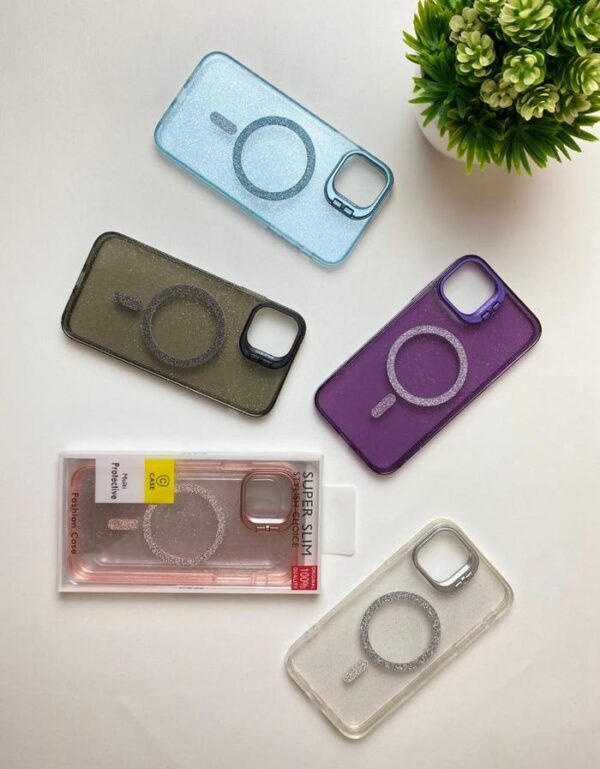CASE MAGSAFE GLITTER CAM STD CASING PELINDUNG