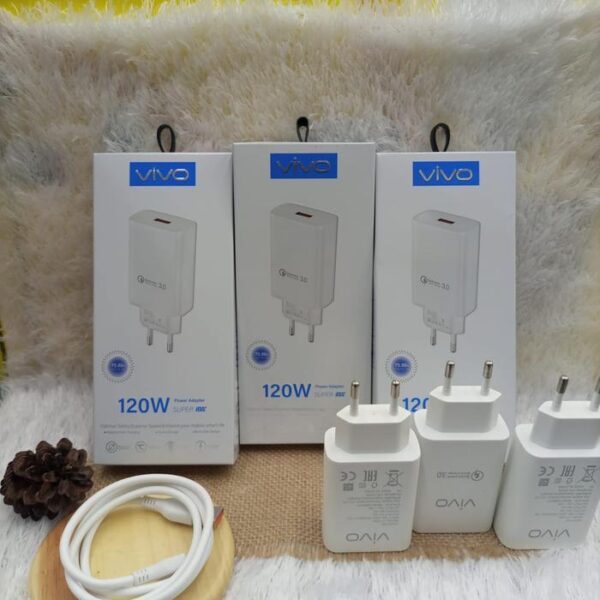 Travel Charger 120W Super Vooc QC3.0 Type-C - Gambar 5