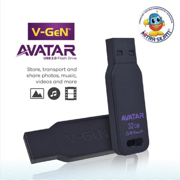 Flashdisk VGEN Avatar 32GB USB 2.0 Flashdrive - Gambar 2