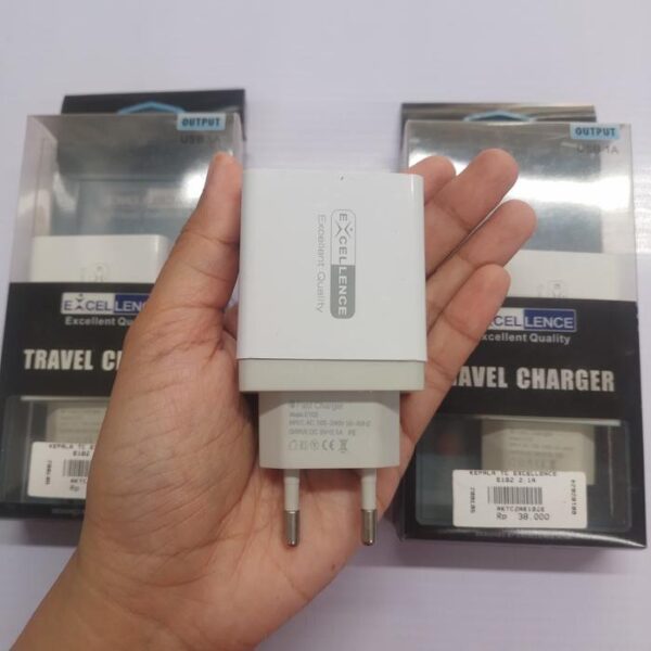 Kepala Charger Excellence E102 2.1A - Original - Gambar 4