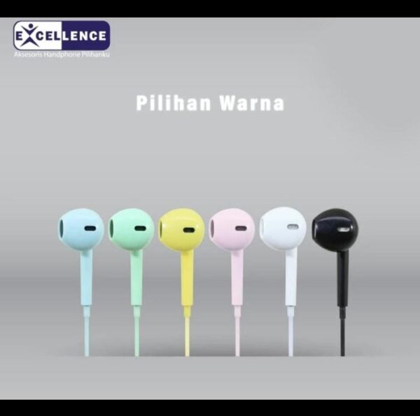 Handsfree Excellence Universal Finch Macaron Earphone - Gambar 2