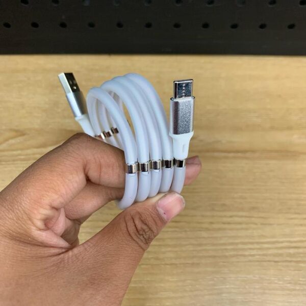 Kabel Data Excellence Magnolia 2.4A Micro/Type-C Kabel Magnet - Gambar 3
