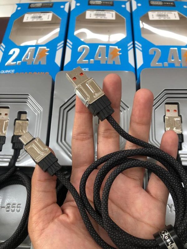 Kabel Data Excellence Quince 2.4A Lightning/Micro/Type-C