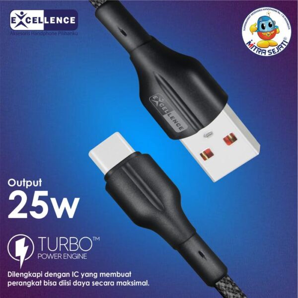 EXCELLENCE Kabel Data Orient Fast Charging untuk tipe kabel Lightning/Micro USB/Type-C Cable Charger