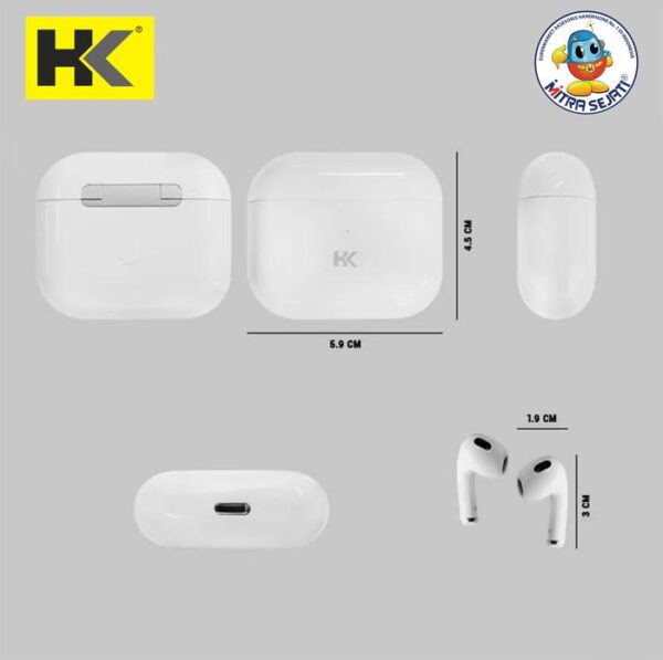 Handsfree Bluetooth HK TWS PODS 3 Original - Gambar 3