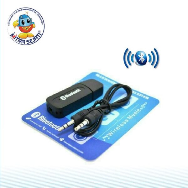 Bluetooth Music Audio Receiver Wireless + Kabel Audio - Gambar 2