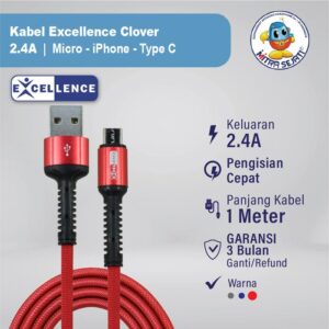 Excellence Braided line Kabel Data Excellence Clover 100cm