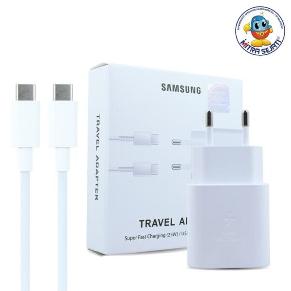 Travel Charger USB C 25W + Kabel Super Fast Charging - Gambar 3