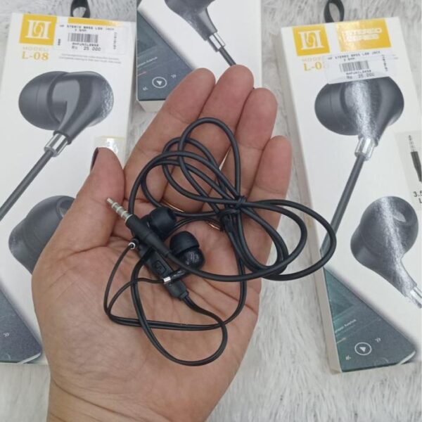 Handsfree Headset Earphone L08 Type C/Jack 3.5mm - Gambar 4