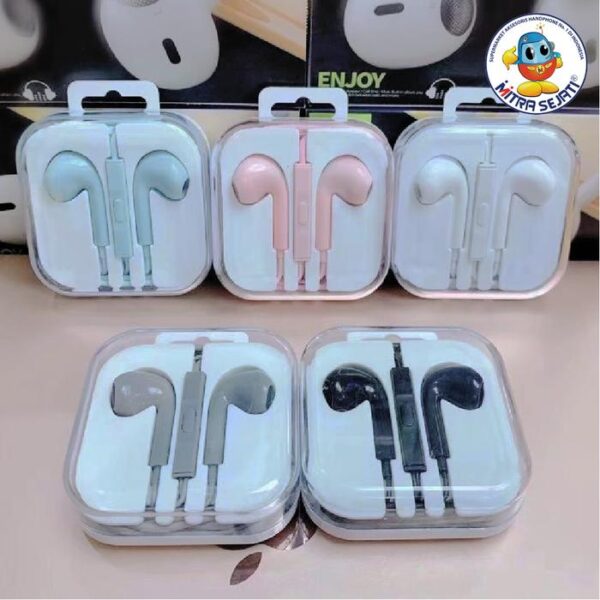 Handsfree Macaron U86 Jack 3.5mm - Gambar 3