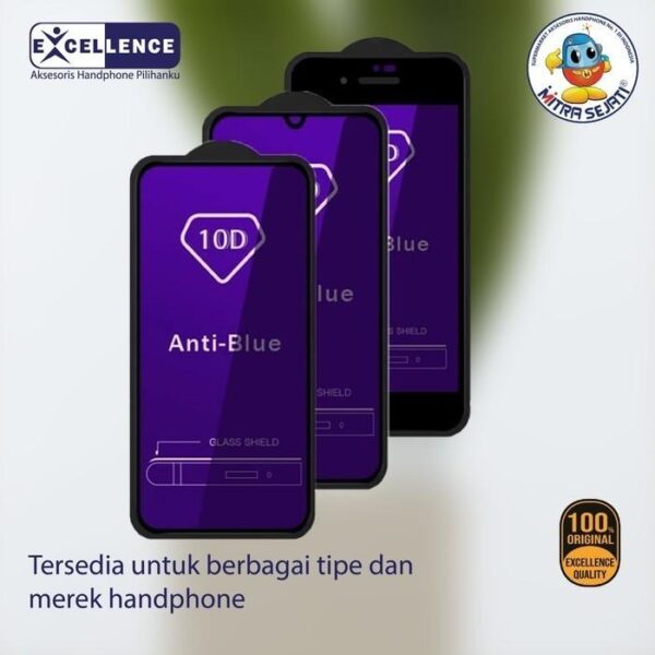 EXCELLENCE Tempered Glass anti radiasi anti blue untuk Oppo A series - Gambar 3