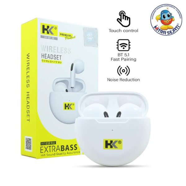 Handsfree Bluetooth HK TWS HK BT-38 Wireless AHFBT38TWSHK - Gambar 3