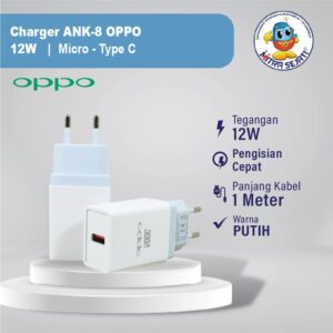 Oppo Charger ANK8 2400mAh Micro/Type-C Branded Fast Charging