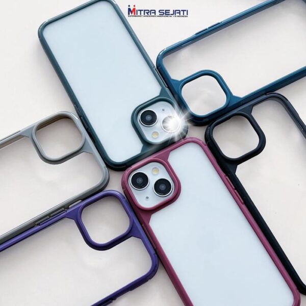 EXCELLENCE Case Acrylic Armor Casing Handphone Akrilik Hardcase Case Bening Transparan - Gambar 3
