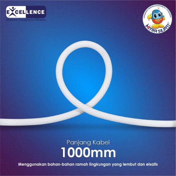 EXCELLENCE Kabel Data Ivy Fast Charging untuk tipe kabel Lightning/Micro USB/Type-C Cable Charger - Gambar 2