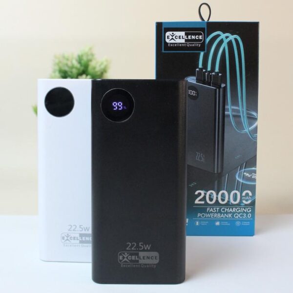 Powerbank EXCELLENCE MOSCATO - Kapasitas 20.000mAh - Gambar 2