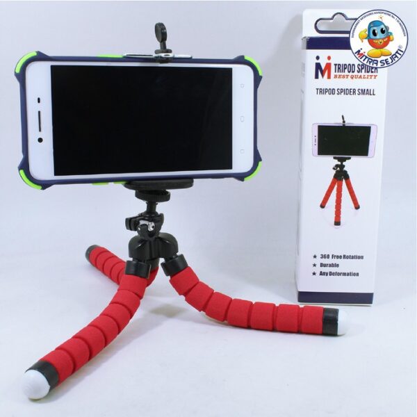 Tripod Spider Mini Flexible Stand Camera Tripod Mini-ATRSPISMS - Gambar 3