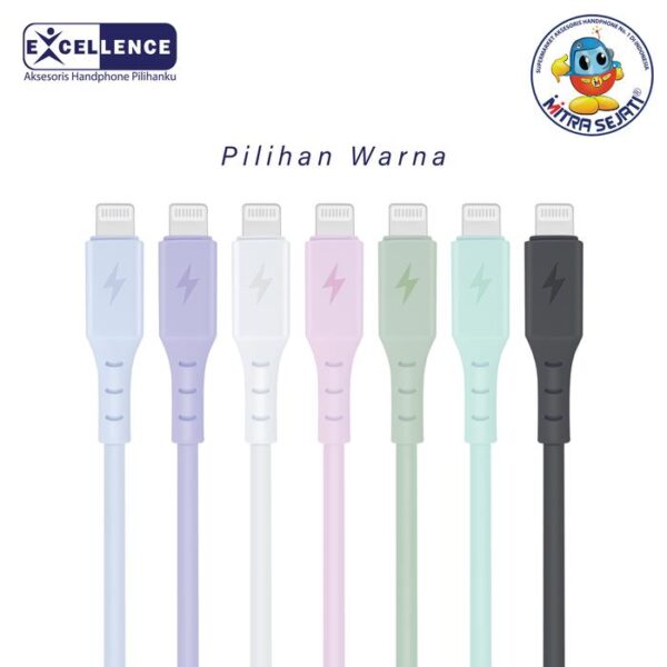 EXCELLENCE Kabel Data Orris PD 27W Type-C to Lightning - Gambar 4