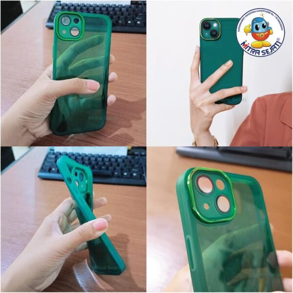 Case TPU Trans Lens Protect untuk tipe Handphone Apel Aksesoris Transparan Softcase - Gambar 3