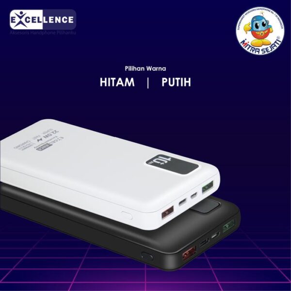 Powerbank Excellence Bosco 22.5W 10.000mAh Baterai Led Hitam - Gambar 4