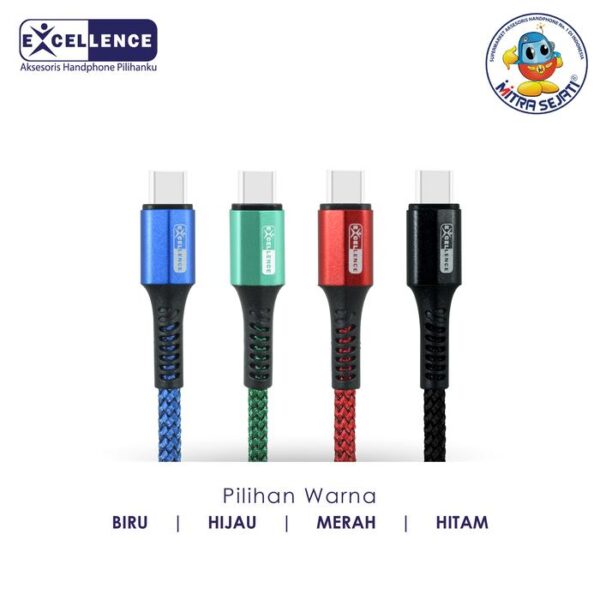 Kabel Data Excellence Peony 2.4A For Micro USB/Type-C/iPhone - Gambar 4