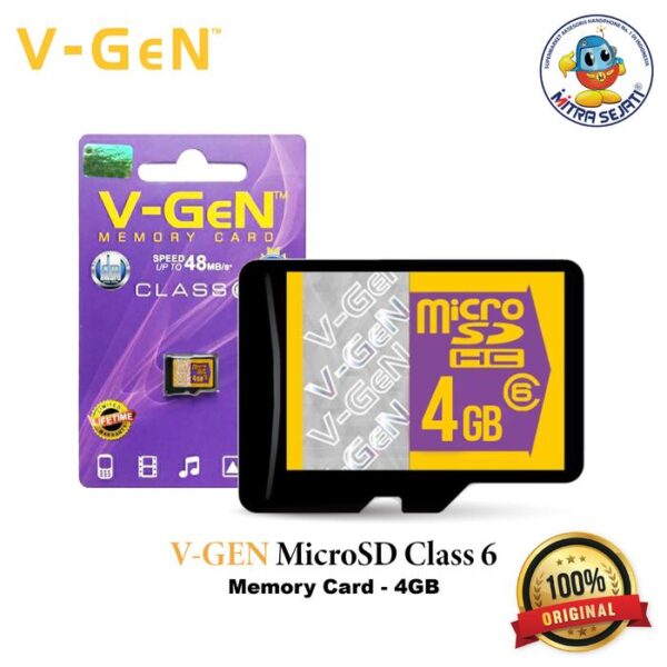 Memory Card V-Gen 4GB/8GB/16GB/32GB Memory V-Gen Original - Gambar 2