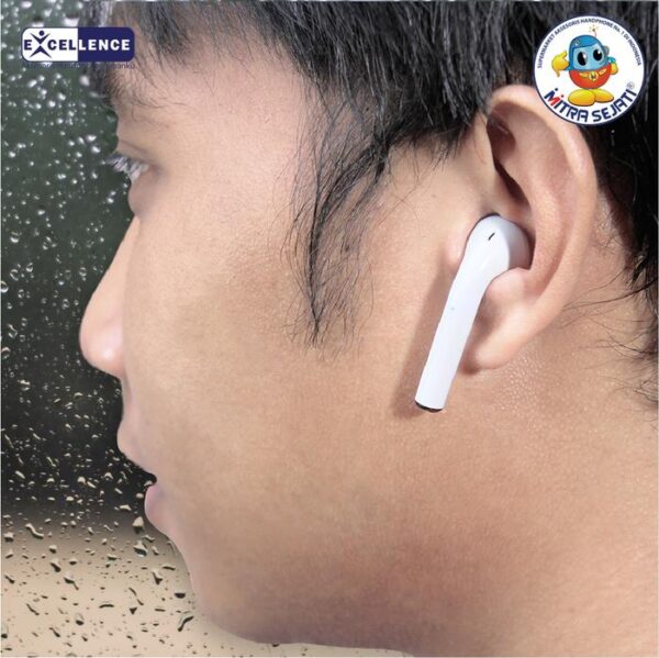 Excellence Oscar TWS Earphone Bluetooth 5.0 True Wireless Mini Earbuds Headphone / Handsfree - Garansi Excellence Premium Care 12 Bulan Earphones Headphones Peredam  Headset - Gambar 5