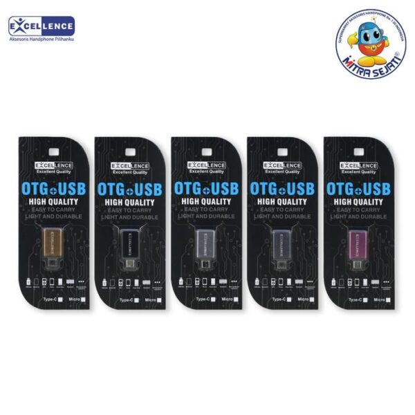 EXCELLENCE OTG Type C USB 3.0 Adapter - Gambar 4